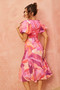 Art Of Bloom Midi Dress - Pink | Sage and Paige AUS.