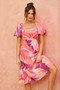 Art Of Bloom Midi Dress - Pink | Sage and Paige AUS.