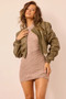 Boy Meets Girl Biker Jacket - Ash