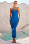 Saya Midi Dress - Blue | Sage and Paige AUS.