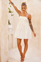 Little Touch Mini Dress - White | Sage and Paige AUS.