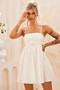 Little Touch Mini Dress - White | Sage and Paige AUS.