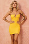 One Mila Mini Dress - Yellow | Sage and Paige AUS.