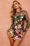 My Luck Mini Dress - Forest Green | Sage and Paige AUS.