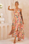 Everywhere Beyond Maxi Dress - Beige Multi | Sage and Paige AUS.