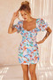 Alora Mini Dress - Rust Multi | Sage and Paige AUS.