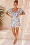 Alora Mini Dress - Rust Multi | Sage and Paige AUS.