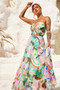 Real World Maxi Dress - Green Multi | Sage and Paige AUS.