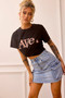 Treat Time Cargo Mini Skirt - Washed Blue | Sage and Paige AUS.