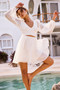 First Date Mini Dress - White | Sage and Paige AUS.