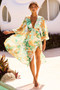 Tara Midi Dress - Green Multi | Sage and Paige AUS.