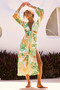 Tara Midi Dress - Green Multi | Sage and Paige AUS.