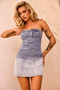 Britney Mini Dress - Blue | Sage and Paige AUS.