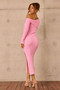 Moondive Midi Dress - Pink