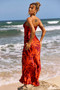 May In A Mood Maxi Dress - Red Multi | Sage and Paige AUS.