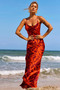 May In A Mood Maxi Dress - Red Multi | Sage and Paige AUS.
