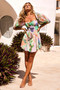 Look My Way Mini Dress - Mint Multi | Sage and Paige AUS.