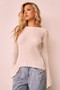 Have Me All Knit Top - White | Sage and Paige AUS.