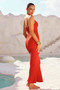 Sweet Talk Midi Dress - Red | Sage and Paige AUS.