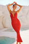 Sweet Talk Midi Dress - Red | Sage and Paige AUS.