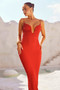 Sweet Talk Midi Dress - Red | Sage and Paige AUS.