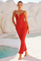 Sweet Talk Midi Dress - Red | Sage and Paige AUS.