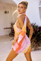 Desert Island Mini Dress - Orange Multi | Sage and Paige AUS.
