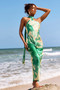 On The Dance Floor Maxi Dress - Green Multi | Sage and Paige AUS.