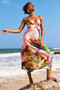 Name Me Maxi Dress - Orange Multi | Sage and Paige AUS.