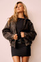 Cozy Opal Vegan Jacket - Brown | Sage and Paige AUS.