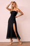 All The Surprise Midi Dress - Black | Sage and Paige AUS.