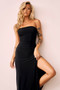 All The Surprise Midi Dress - Black | Sage and Paige AUS.