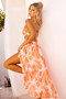 Forest Favors Maxi Dress - Orange | Sage and Paige AUS.