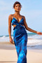 Bohemian Nights Maxi Dress - Blue | Sage and Paige AUS.