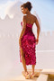 Stay Cute Midi Dress - Hot Pink | Sage and Paige AUS.