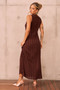 Francis Knit Maxi Dress - Chocolate | Sage and Paige AUS.