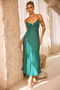 Night In August Midi Dress - Forest Green | Sage and Paige AUS.