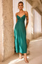 Night In August Midi Dress - Forest Green | Sage and Paige AUS.