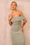 Hannah Knit Midi Dress - Sage | Sage and Paige AUS.
