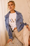 Izzie Denim Jacket - Denim Blue | Sage and Paige AUS.
