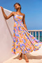 Magic Lifestyle Maxi Dress - Purple Multi | Sage and Paige AUS.