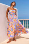 Magic Lifestyle Maxi Dress - Purple Multi | Sage and Paige AUS.