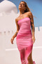 Plenty Of Love Midi Dress - Pink | Sage and Paige AUS.