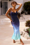 Hutch The Ridge Maxi Dress - Blue Multi | Sage and Paige AUS.