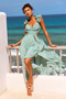 Carmen Gown Maxi Dress - Sage | Sage and Paige AUS.
