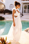Carmen Gown Maxi Dress - White | Sage and Paige AUS.
