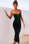 Lindsey Midi Dress - Forest Green | Sage and Paige AUS.