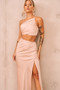 Make You Mine Maxi Skirt - Beige | Sage and Paige AUS.