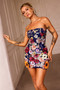 Opening Up Mini Dress - Navy | Sage and Paige AUS.