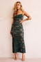 Feel It Still Lace Midi Dress - Forest Green | Sage and Paige AUS.